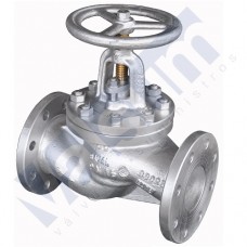 VALVULA DE ASIENTO PASO RECTO ACERO FUNDIDO 